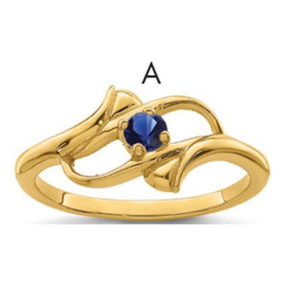 14K Yellow Gold Family Ring