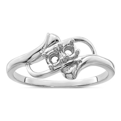 Sterling Silver 2-Stone Mother's Ring – view 6