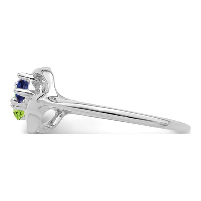 14K White Gold Personalized Family Ring – view 4