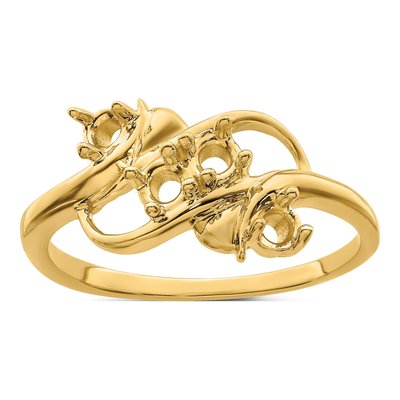 14K Yellow Gold Personalized Family Ring – view 7