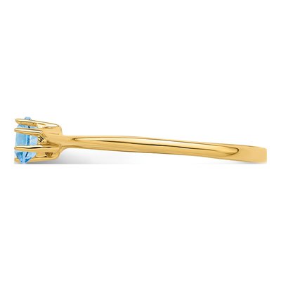 14K Yellow Gold Family Ring – view 4