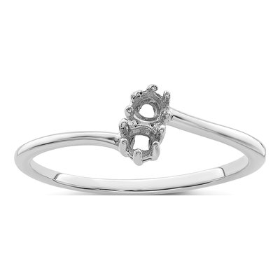 14K White Gold Family Ring – view 7