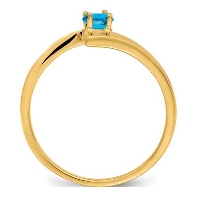 14K Yellow Gold Mother's Ring Mounting – view 3