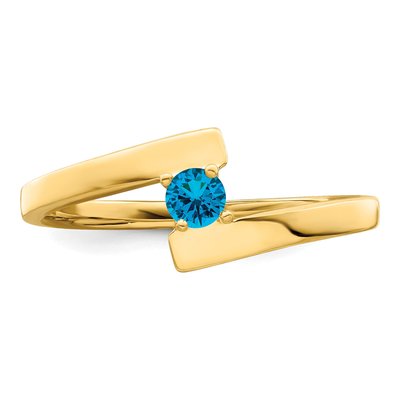 14K Yellow Gold Mother's Ring Mounting – view 5