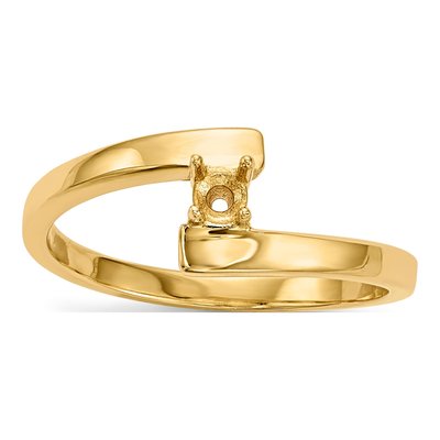 14K Yellow Gold Mother's Ring Mounting – view 7