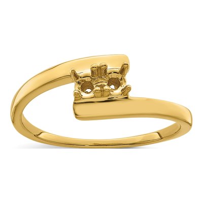 14K Yellow Gold 2-Stone Mother's Ring – view 7