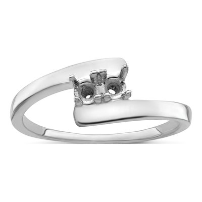 14K White Gold 2-Stone Mother's Ring – view 7