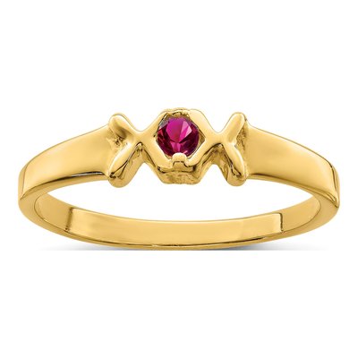14K Yellow Gold Personalized Family Ring – view 2