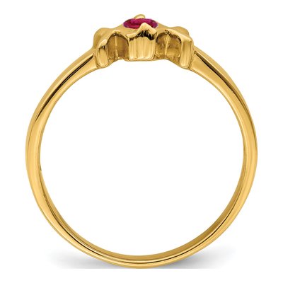 14K Yellow Gold Personalized Family Ring – view 3