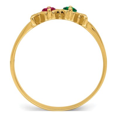 14K Yellow Gold Family Ring – view 3