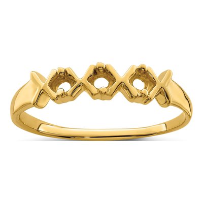 14K Yellow Gold Personalized Family Ring – view 7