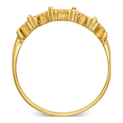 14K Yellow Gold 4-Stone Mother's Ring Mounting – view 2