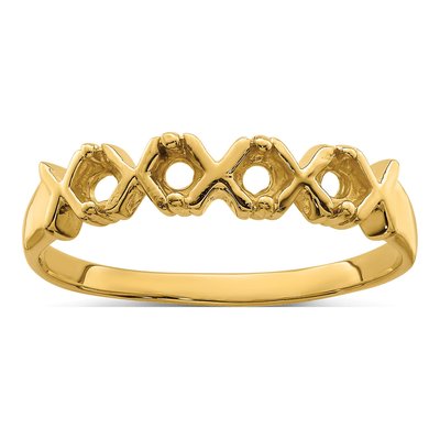 14K Yellow Gold Personalized Family Mother's Ring – view 7