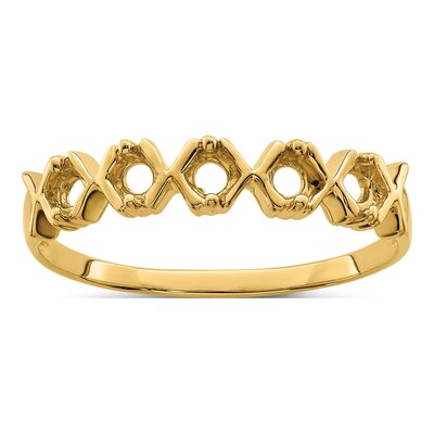 14K Yellow Gold Personalized Family Ring – view 7