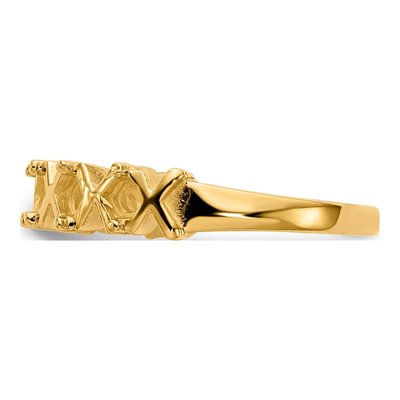14K Yellow Gold 6-Stone Mother's Ring Mounting – view 3
