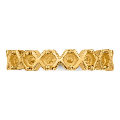 14K Yellow Gold 6-Stone Mother's Ring Mounting – view 4