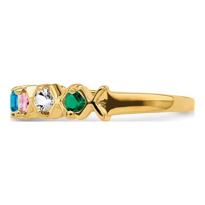 14K Yellow Gold Family Ring – view 4