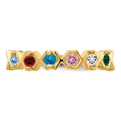 14K Yellow Gold Family Ring – view 5