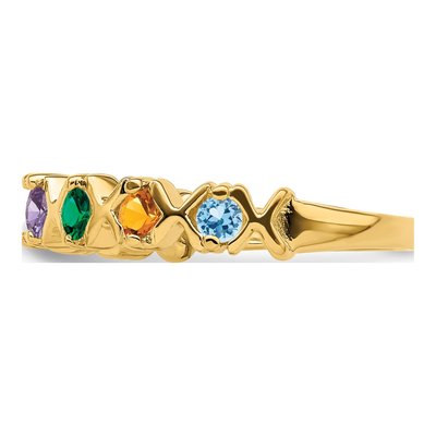 14K Yellow Gold Family Ring – view 4