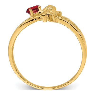 14K Yellow Gold Personalized Family Ring – view 2