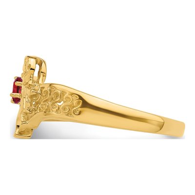 14K Yellow Gold Personalized Family Ring – view 3