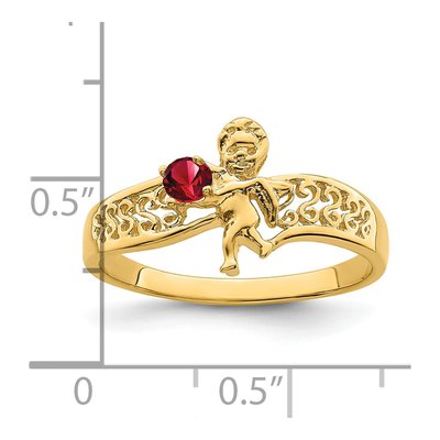 14K Yellow Gold Personalized Family Ring – view 4
