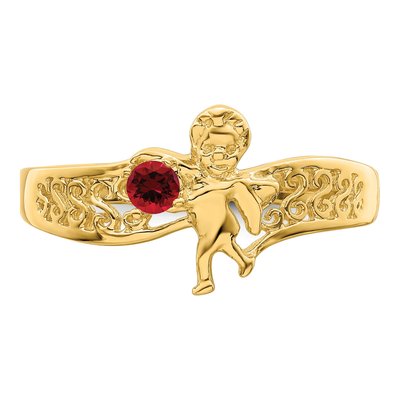 14K Yellow Gold Personalized Family Ring – view 5