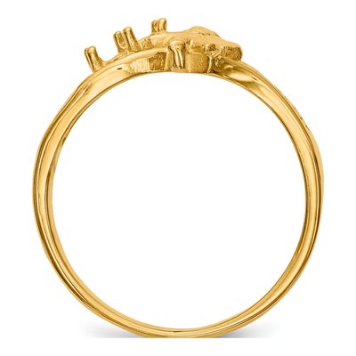 14K Yellow Gold Mother's Ring Mounting – view 2