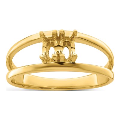 14K Yellow Gold 2-Stone Mother's Ring – view 7
