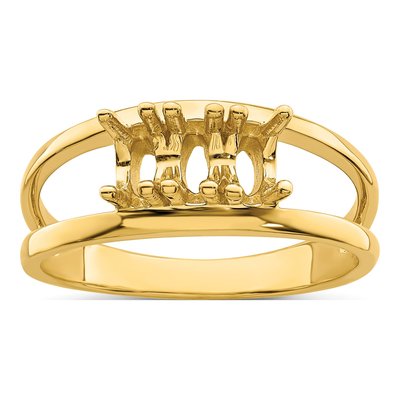 14K Yellow Gold Custom Family Ring – view 7