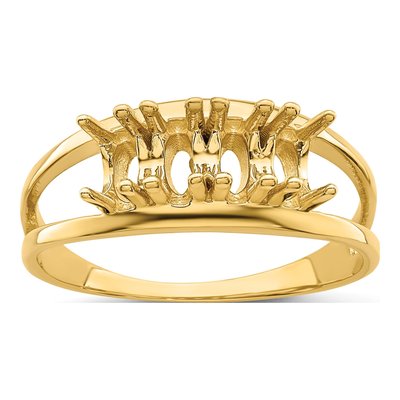 14K Yellow Gold 4-Stone Mother's Ring – view 7