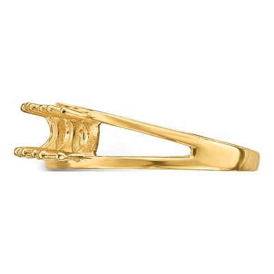 14K Yellow Gold 6-Stone Mother's Ring Mounting – view 3