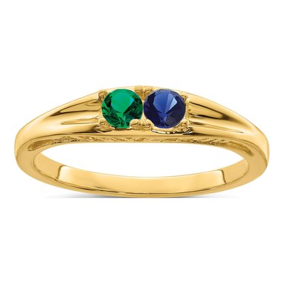 14K Yellow Gold Family Ring – view 2
