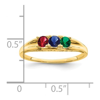 14K Yellow Gold Family Ring – view 6