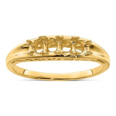 14K Yellow Gold Family Ring – view 7