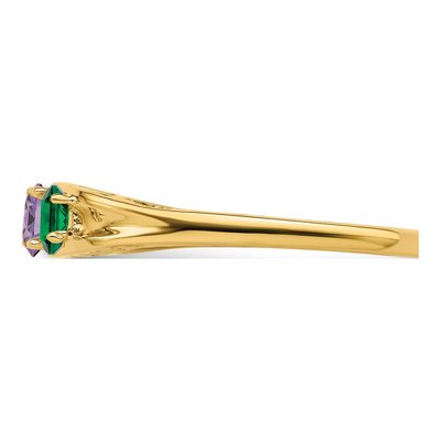 14K Yellow Gold Family Ring – view 4