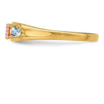 14K Yellow Gold Family Ring – view 4