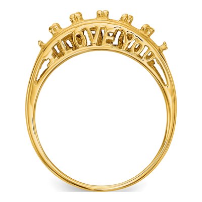 14K Yellow Gold 6-Stone Mother's Ring Mounting – view 2