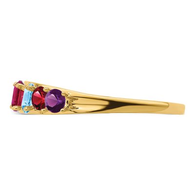 14K Yellow Gold Family Ring – view 4