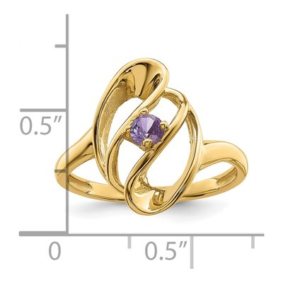 14K Yellow Gold Mother's Ring Mounting – view 4