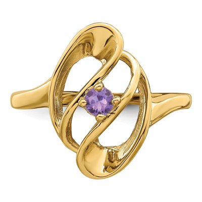 14K Yellow Gold Mother's Ring Mounting – view 7