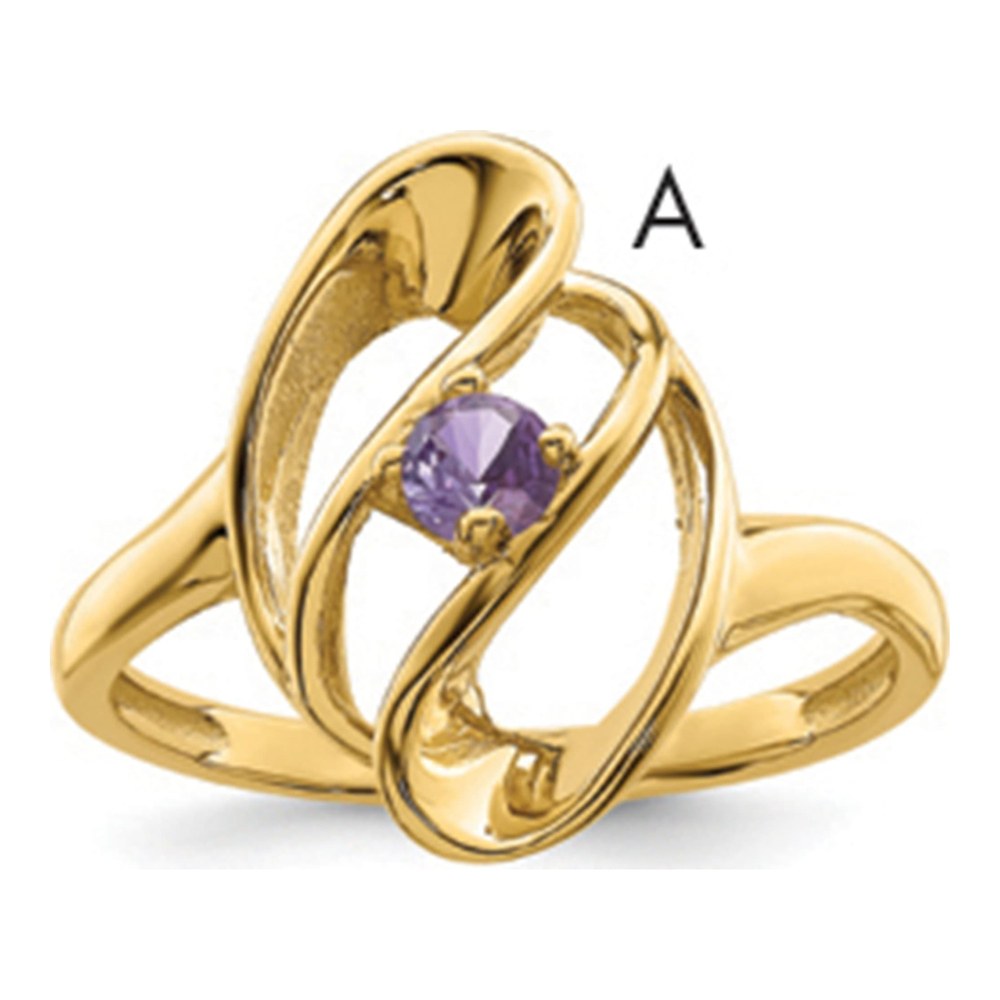 14K Yellow Gold Custom Family Ring
