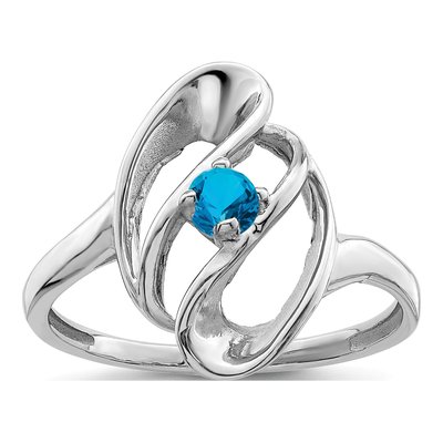 14K White Gold Mother's Ring Mounting