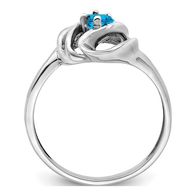 14K White Gold Family Ring – view 3
