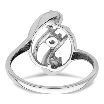 14K White Gold Personalized Family Ring – view 7
