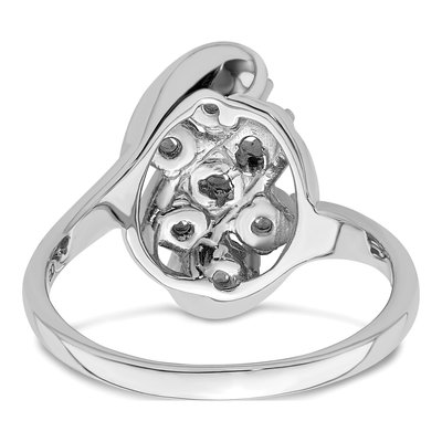 14K White Gold Personalized Family Ring – view 6