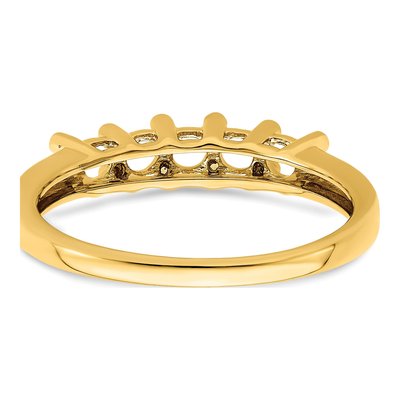 14K Yellow Gold Diamond Family Ring – view 7