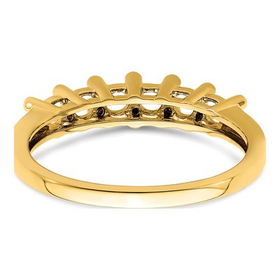 14K Yellow Gold 1/20 ct tw Diamond Personalized Family Ring – view 7
