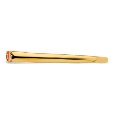 14K Yellow Gold Diamond Family Ring Semi-Mount – view 4