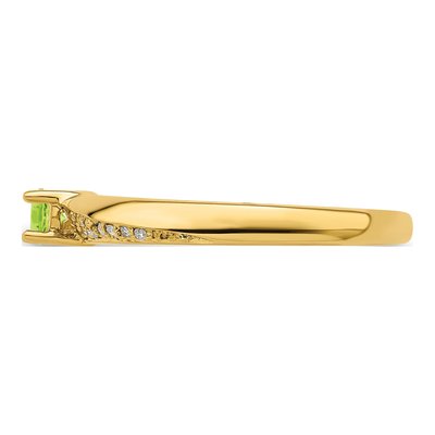 14K Yellow Gold 1/20 ct tw Diamond Family Ring – view 4